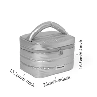 New Makeup Bag Women's Large Capacity Portable Cosmetics Skin Care Storage T ravel Toilery Bag 2