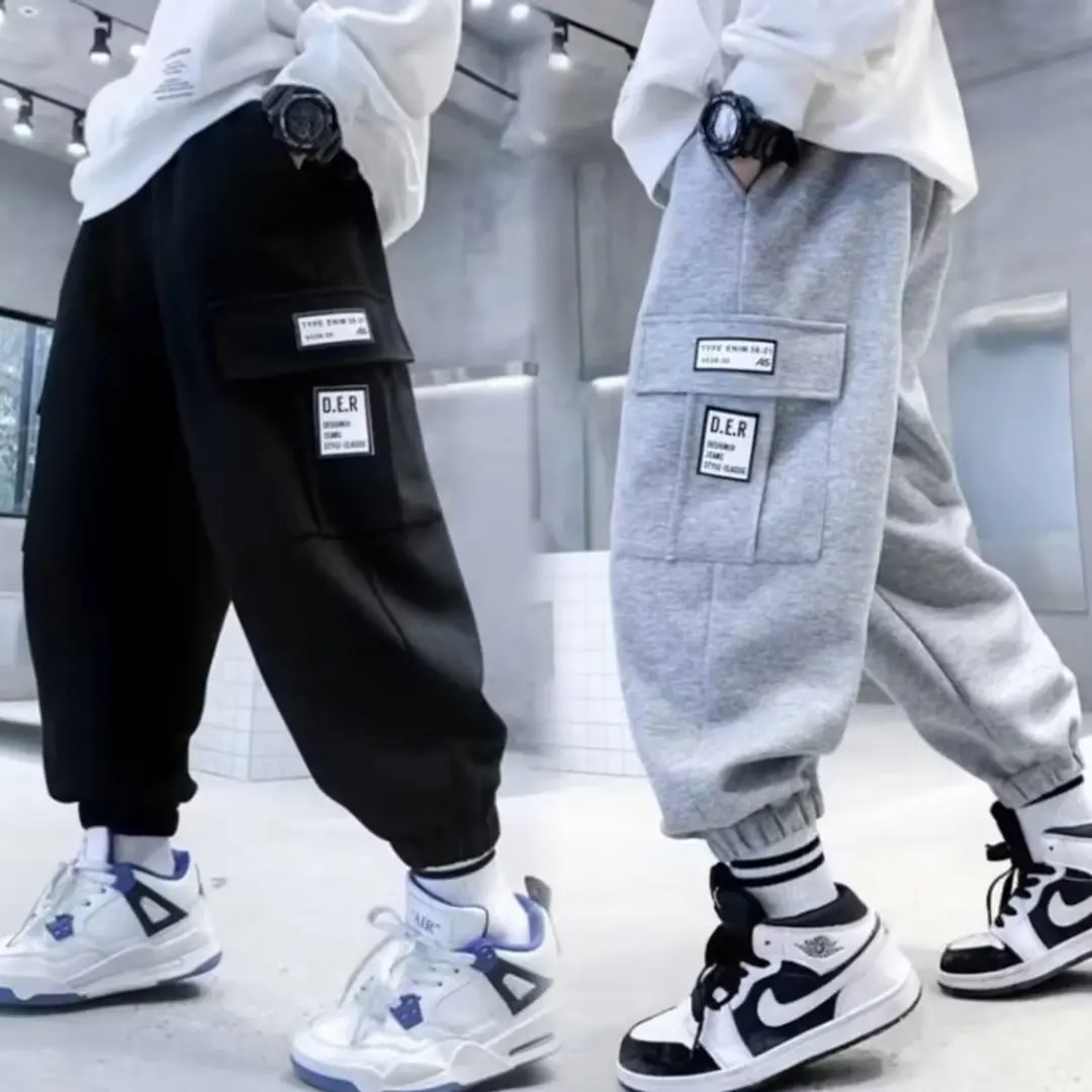 Boys Cargo Pants for 110-170cm Teenage for Boys Pants