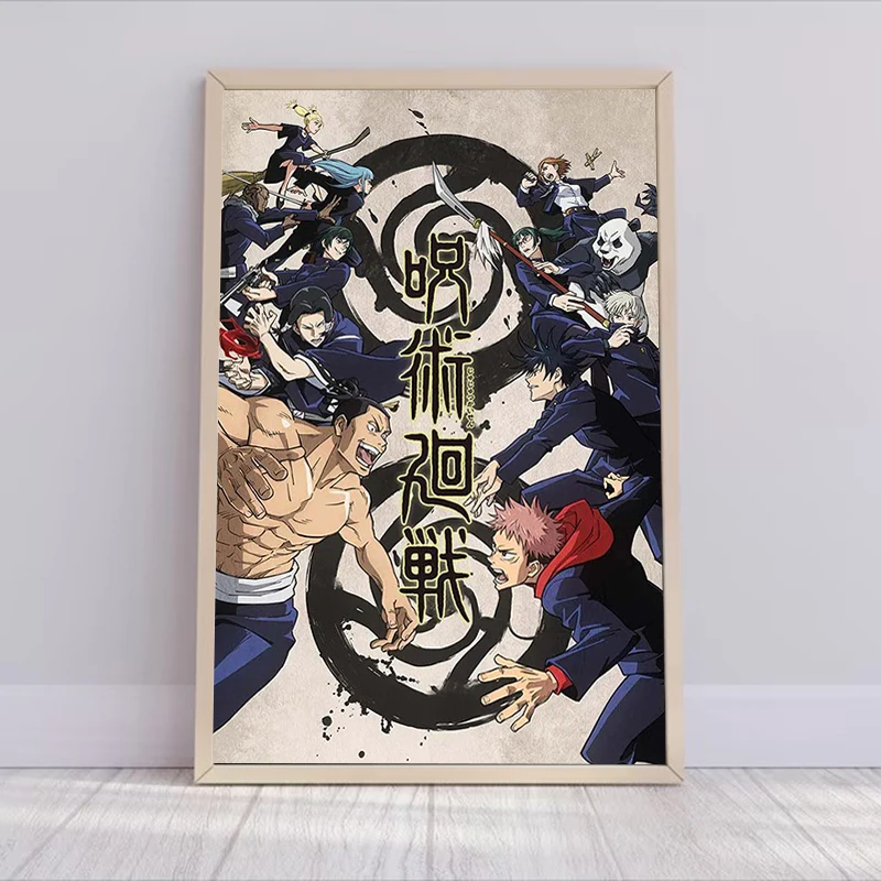 

Anime Home Jujutsu Kaisen Decorations for kids room Gojo Satoru Decorative Prints Wall Painting Canvas Picture on the Wall Decor