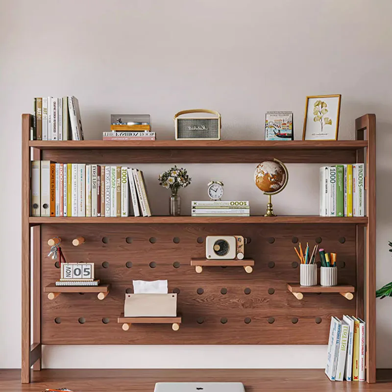 Chinese Retro Style Bookrack Design Wooden Multilayer Strong Home Bookshelf Display Estante Para Libros Home Furniture LVBK
