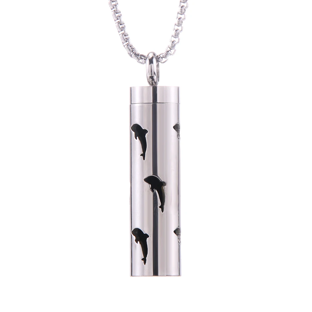 Aromatherapy Diffuser Necklace - Stainless Steel Open Locket with Essential Oil Scent