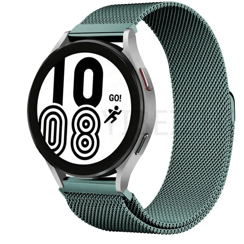 Elegant Milanese Loop Stainless Steel Watch Band, Adjustable 20mm/22mm Bracelet Strap