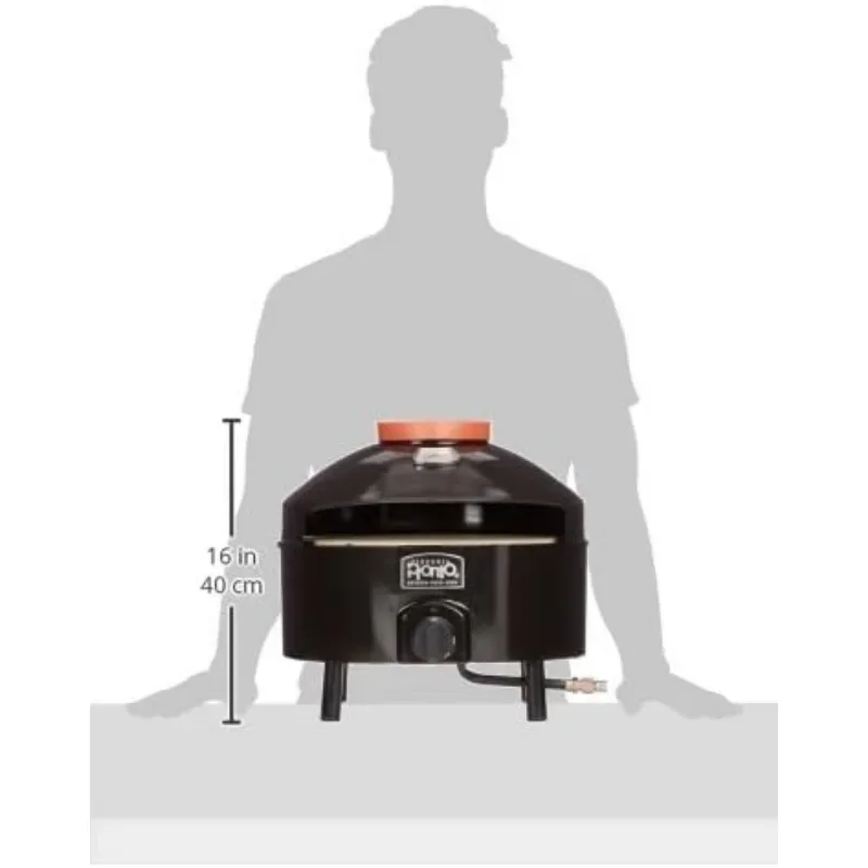 Pizzacraft Pizzeria Pronto Outdoor Pizza Oven, Lightweight, Portable & Safe On Any Surface, Black 6