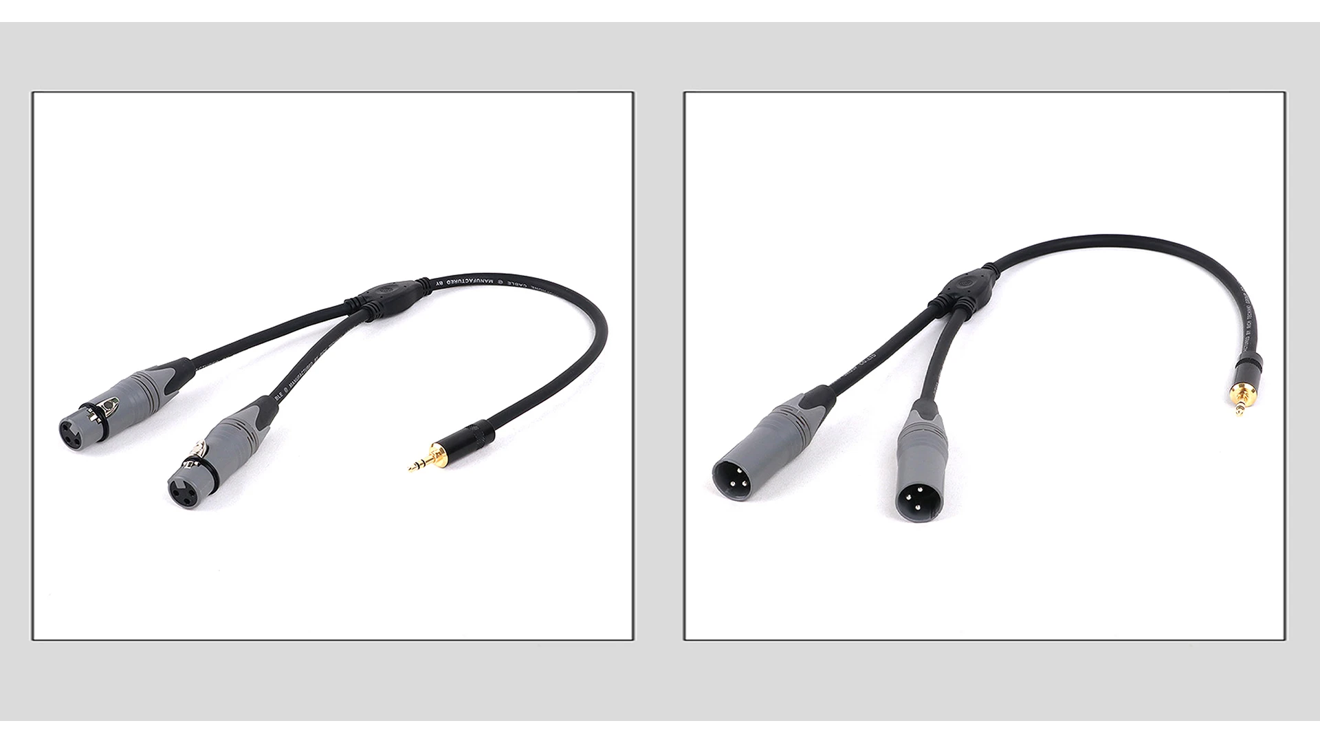 Mehrfarbiges 3-Pin XLR auf 1/8 (3,5mm) Stereo-Klinkenstecker Unbalanciertes Mikrofonkabel für Dynamische Mikrofone 0,3m 0,5m – Detail 6