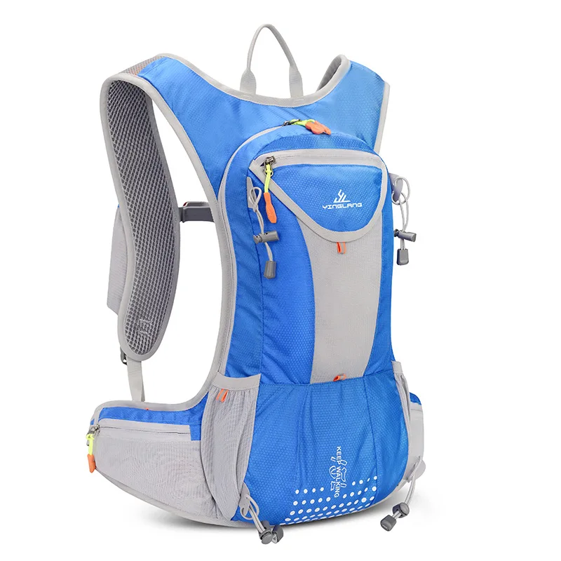 Outdoor Sports Cross-country Waterproof Backpack Running Hydration Pack Rucksack Unisex Breathable Vest Bag For Mountain Biking