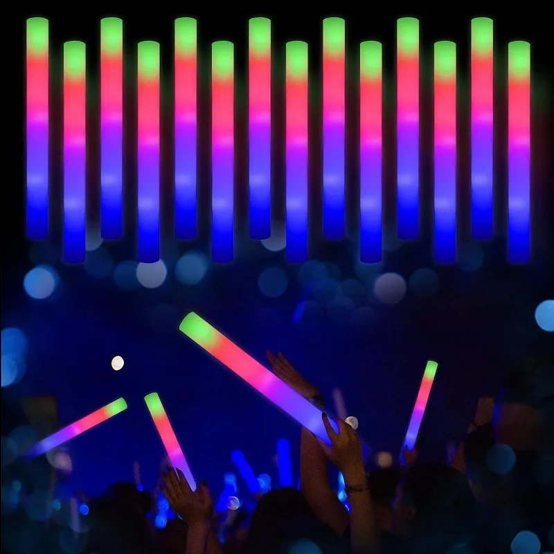 10PCS Glow Stick Light Up Party Supplies Konzert Festival Requisiten Halloween Hochzeit Feier Karneval Nacht Event Dekor – Detail 5
