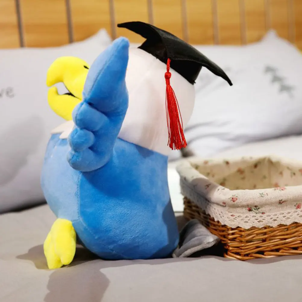 독수리 인형 독수리 졸업식 졸업