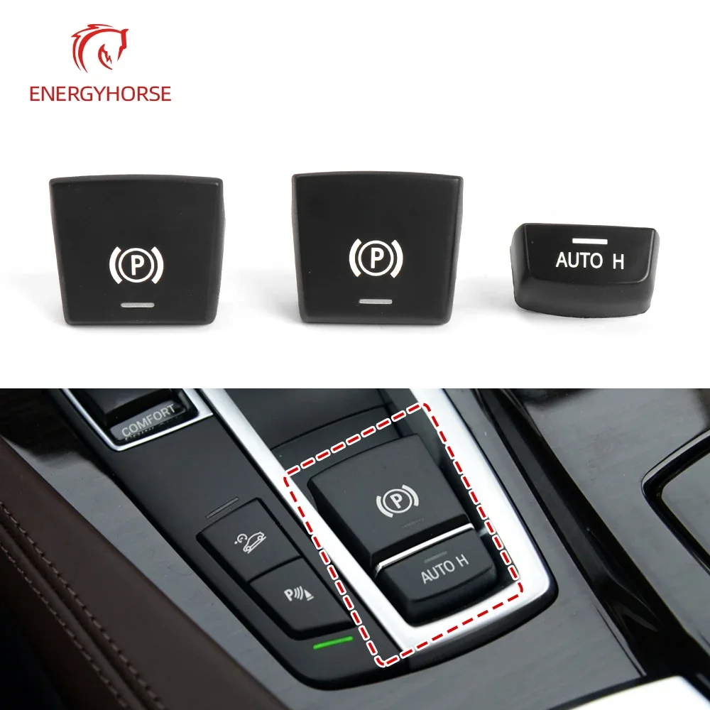 Car Handbrake Parking Brake P Button Switch Cover for BMW 5 7 F01 F02 F07 F10 F11 F18 F30 520 523 730 2009- 61312822518