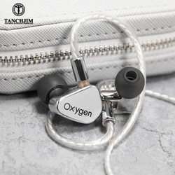 TANCHJIM Oxygen In Ear HiFi Earphone IEMs Wired Earphones Carbon Nanotube Diaphragm Dynamic Driver Monitor 2Pin Detachable Cable