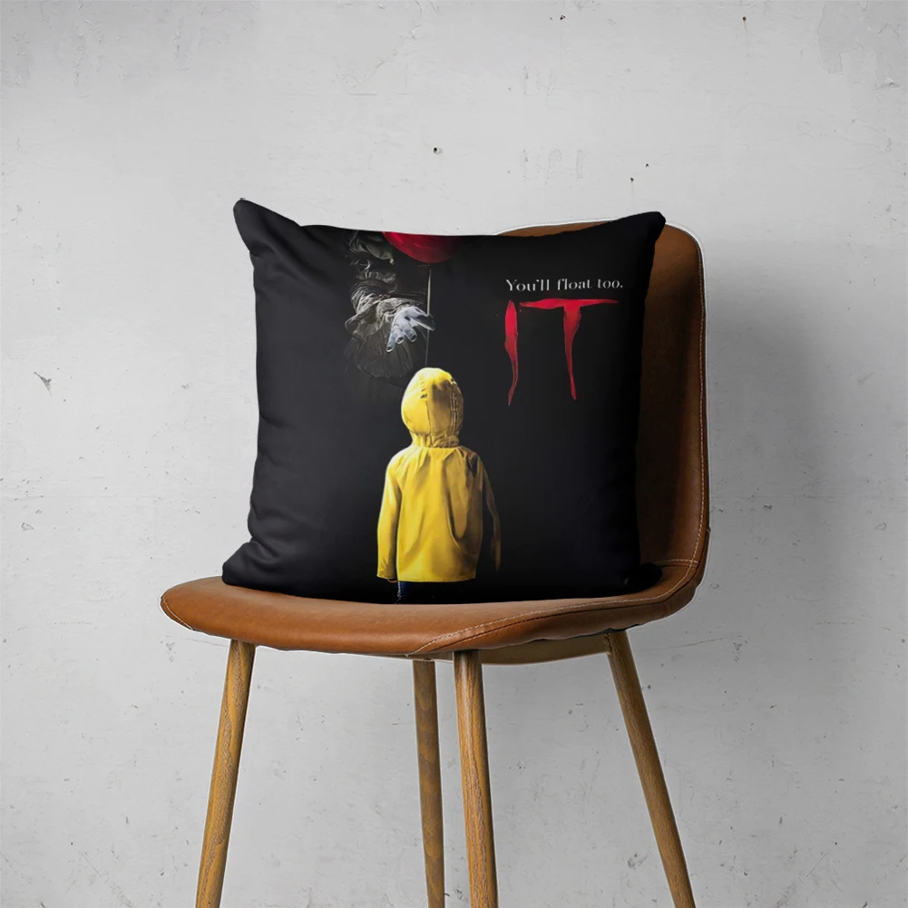 

HORROR MOVIE PILLOW 023 Customizable Bedroom Bed Sofa Hotel Car Lumbar Pillow Fashion Decorative Cover
