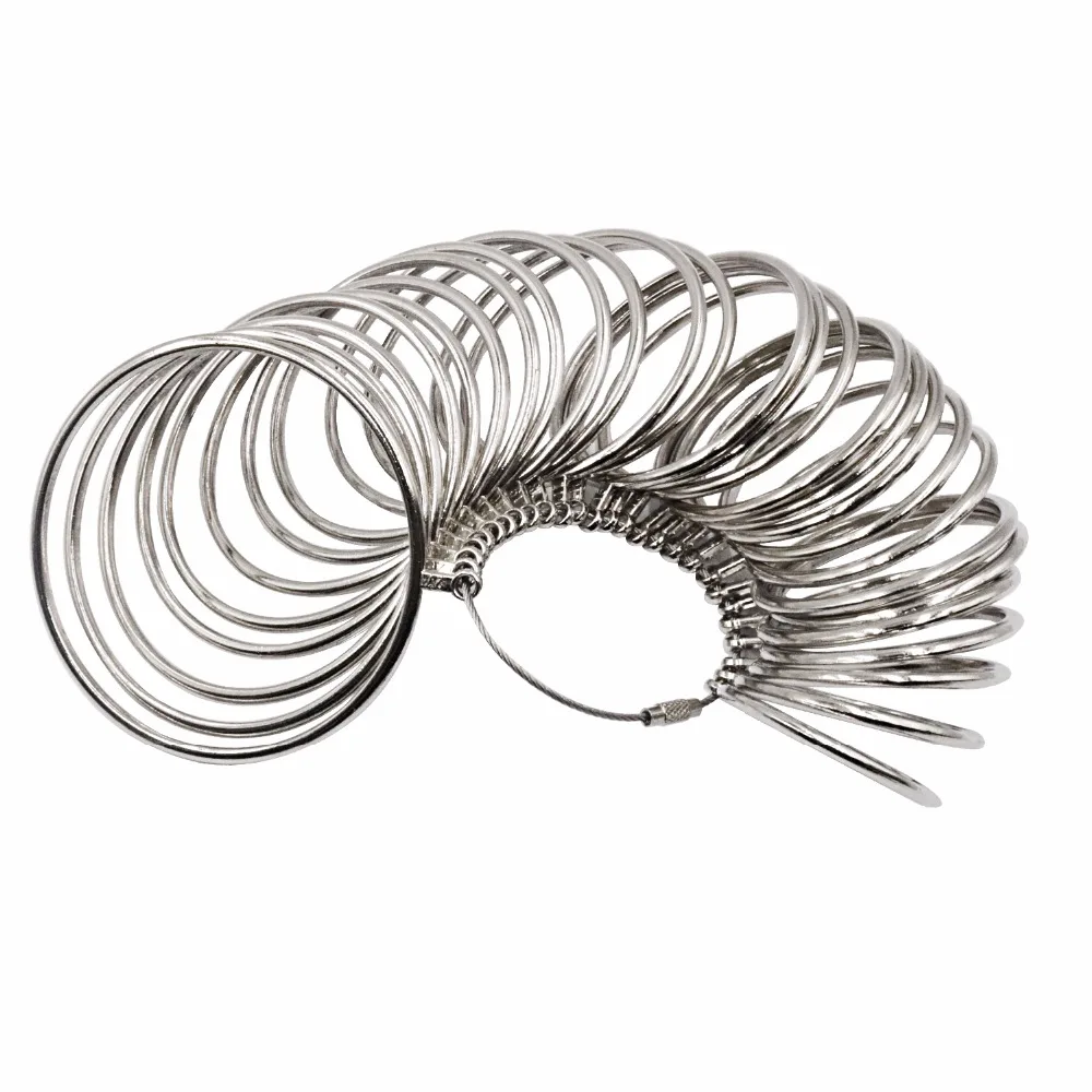 Outil professionnel de mesure de la taille des Bracelets en métal, outil de mesure de la taille des Bracelets de poignet, jauge de mesure des tailles américaines 1-27