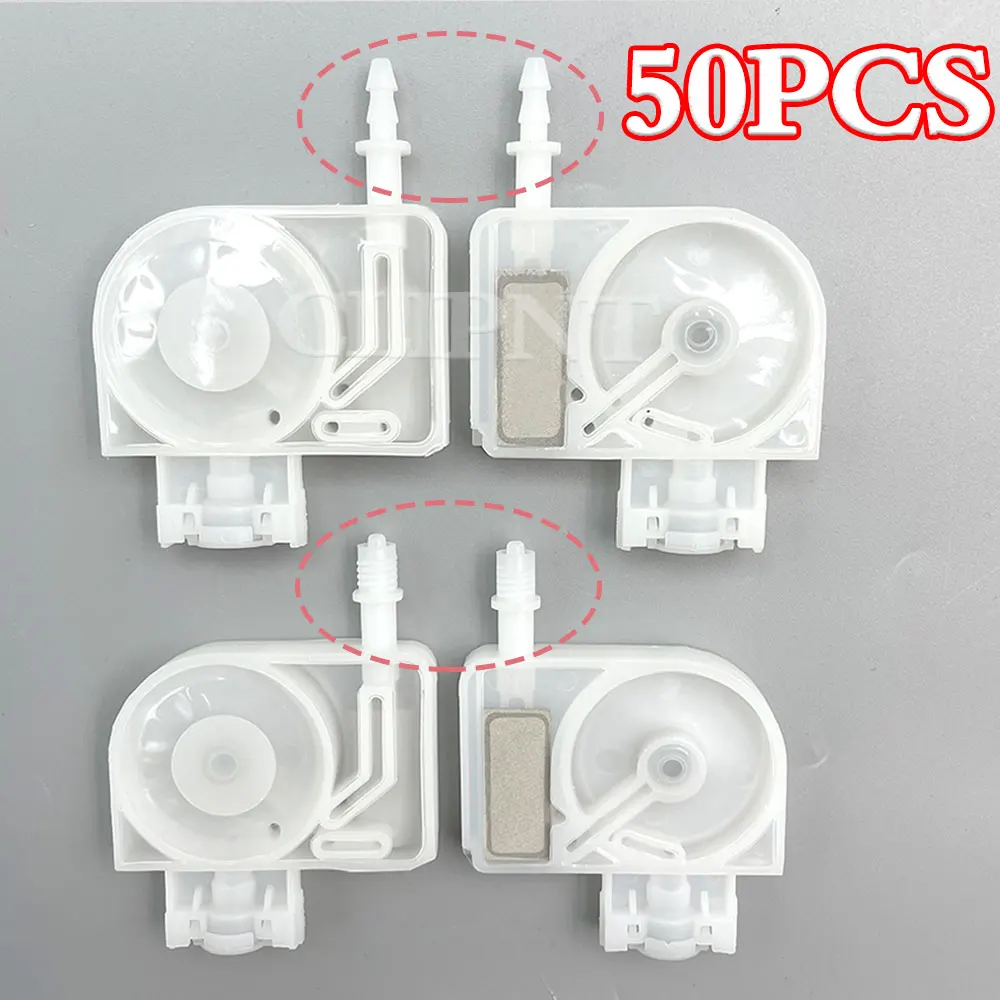 

50Pcs White Damper For Epson DX5/XP600/4720/I3200 for Stylus ProII 4800 9800 4880 7880 9880 printer DTF ink dumper filter