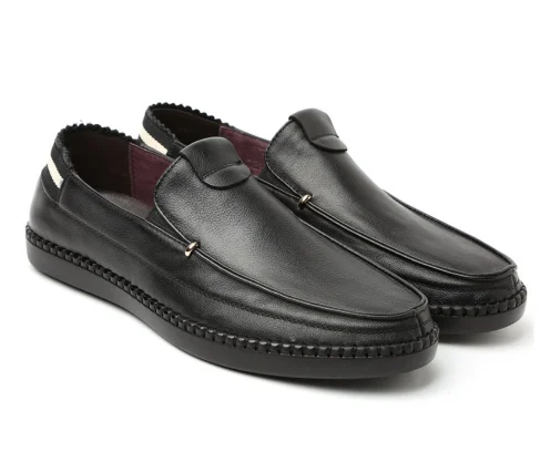 

2023 Spring and Autumn New Casual Leather Shoes Men's Lazy Shoes Men's Soft Se Middle-aged and d Dad's Shoes