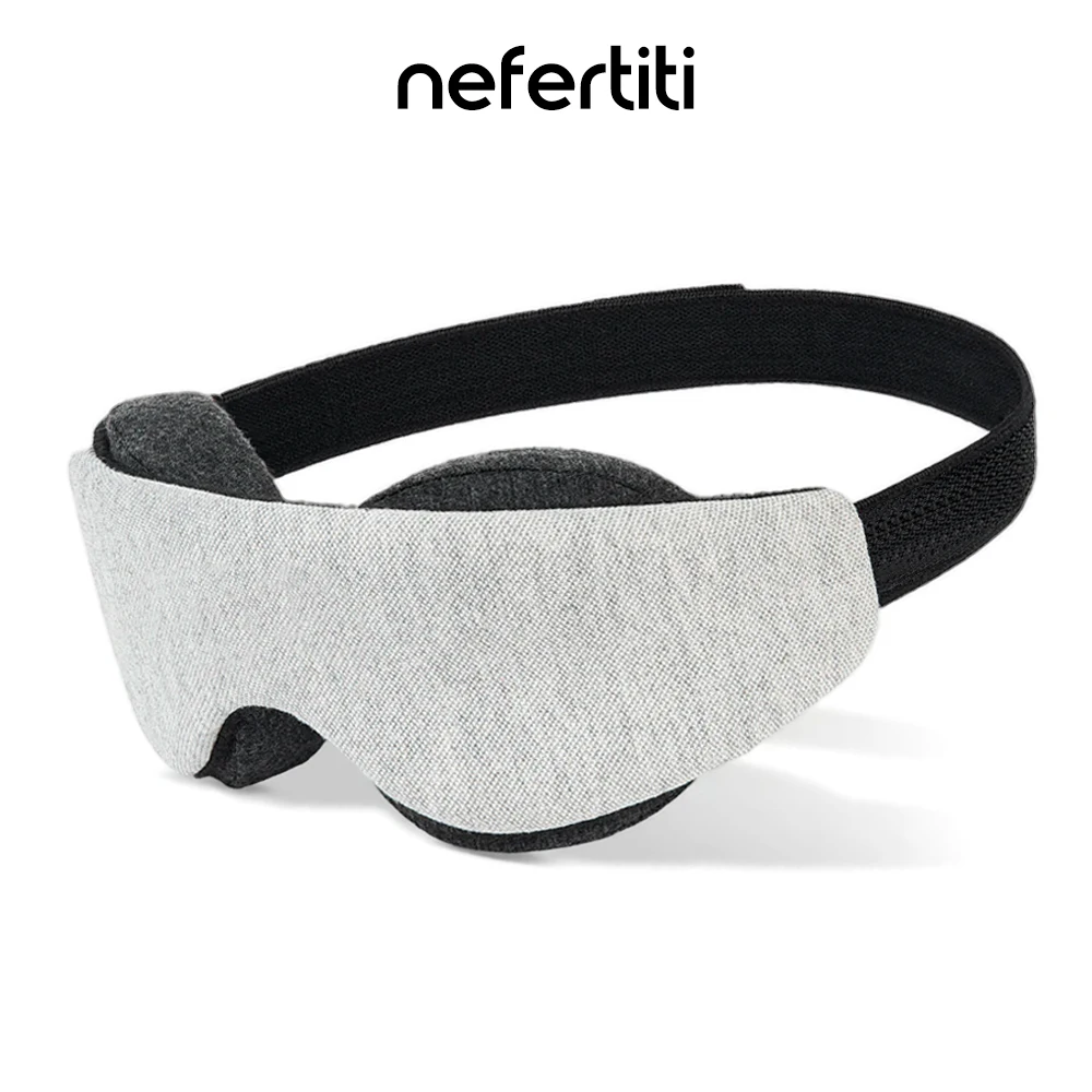 NEFERTITISlimSleepingMaskZeroEyePressure100BlackoutEyepatchAdjustableEyeCups