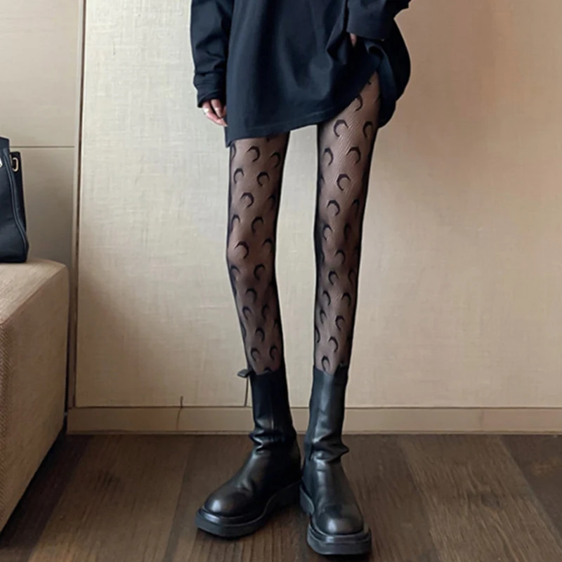 Japanische Mädchen Goth Punk Retro Spinnennetz Strumpfhosen Klassische Lolita Sexy Cosplay Anime Strumpfhosen Frauen Spitze Mesh Strümpfe Mit Boden – Detail 18