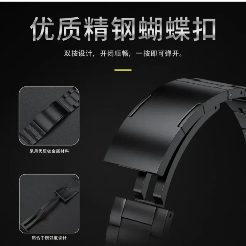 Quick-Release Titanium Strap - Durable Wristband for Smartwatches (22mm/20mm)