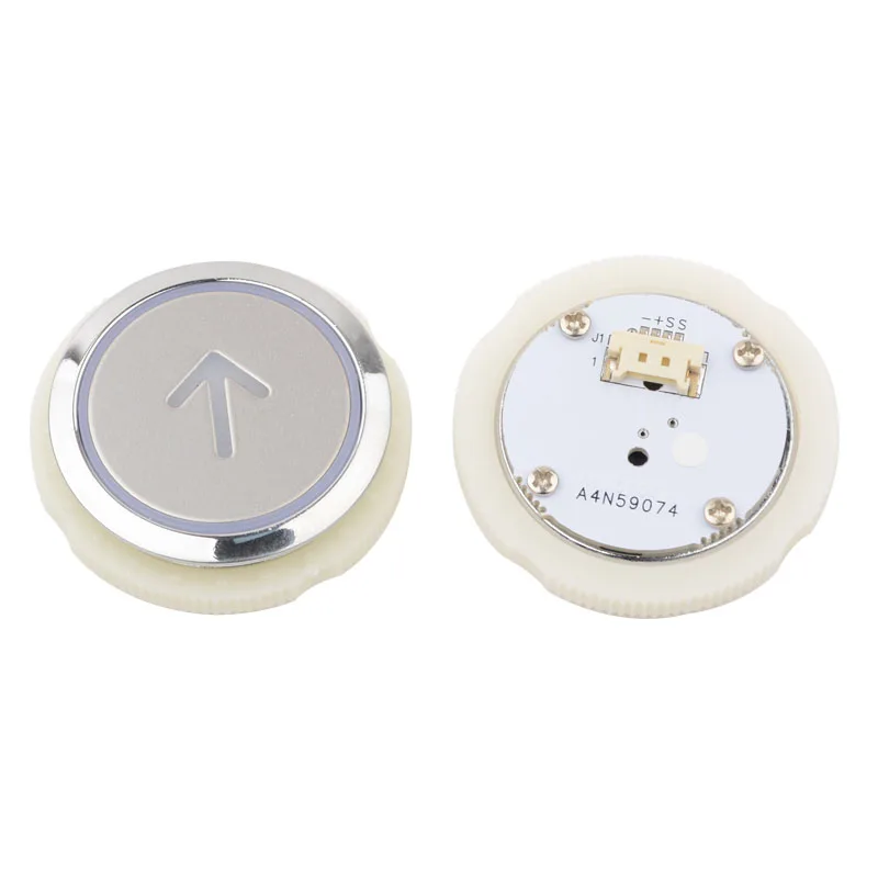 

5pcs Elevator Push Button A4N59704 Circular Blue Light Lift Accessories
