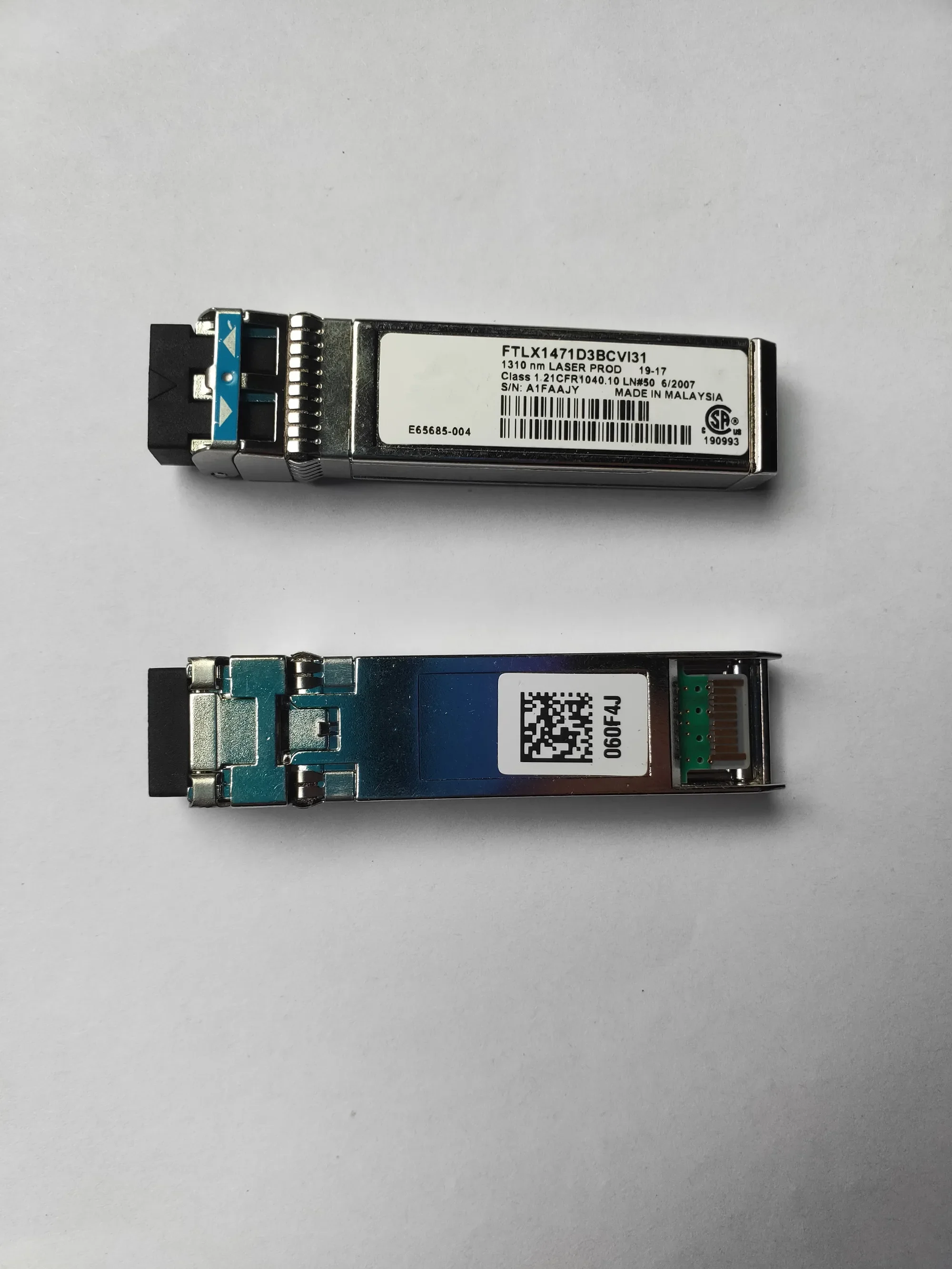 In-tel 10GB SFP 1310nm 10KM Switch Transceiver FTLX1471D3BCVI31 060F4J 10G SFP+ Fiber Optical Module