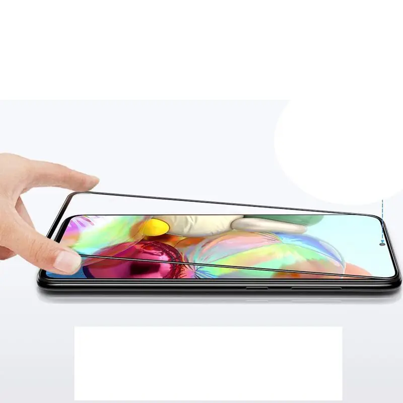 Premium Full Cover Tempered Glass with Camera Lens Protection for Samsung Galaxy A51 5G