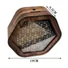 Money Box Hexagonal Wooden Piggy Bank with Digital Scale for Kids Adults Achieve Savings Goals with Children's Savings Target 6