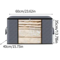 New Large Capacity Clothes Storage Bag Foldable Blanket Storage Containers for Organizing Bedroom Closet 1