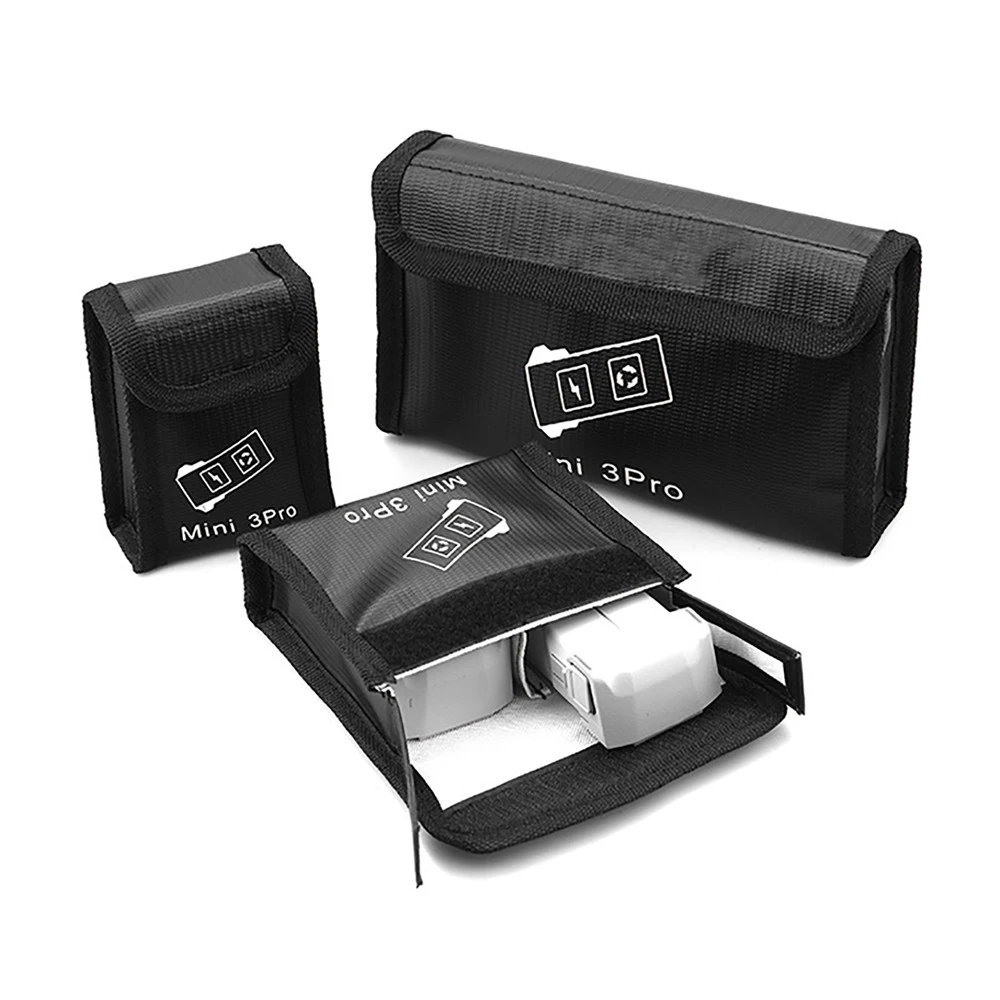 

For MINI 3 PRO Drone Battery Safe Bag Explosion-proof Protective Bag Battery Storage Case for DJI MINI 3 Accessories
