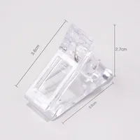 1/5/10Pcs Acrylic Nail Clip Transparent Gel Building Tips Clips Finger Nail Polish Extension UV Clamps Manicure Art Builder Tool 2