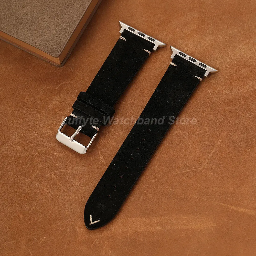 Luxurious Suede Leather Watch Strap Bracelet