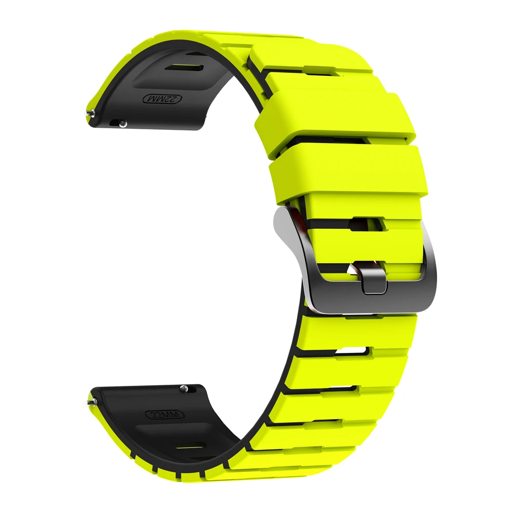22mm Sport Breathable Silicone Smartwatch Band Bracelet