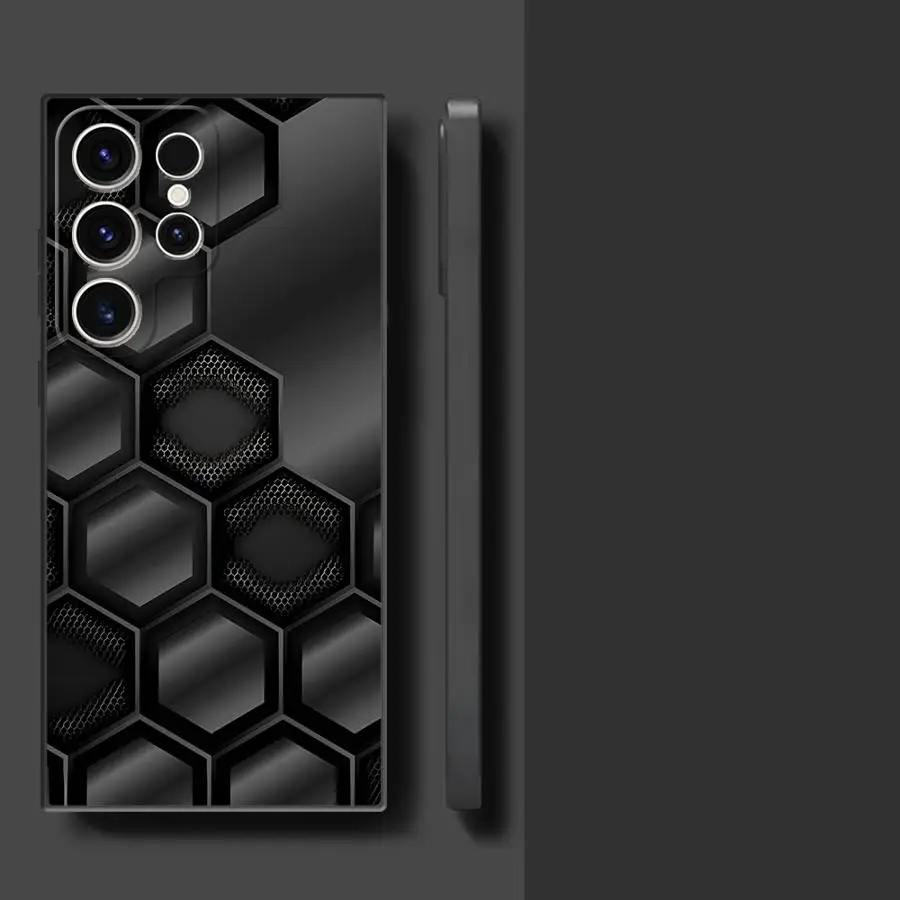 Carbon Fiber Silicone Phone Case - Sleek and Durable Protection