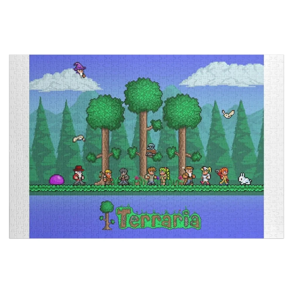 

Terraria - Indie Game Jigsaw Puzzle Personalized Gift Personalized Baby Object Custom Kids Toy Personalized Name Puzzle