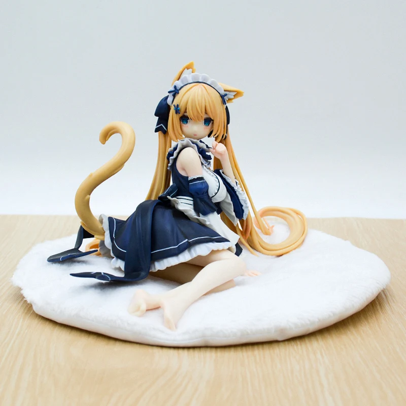 تمثال فتاة الأنمي المثيرة هانازونو سيرينا بطول 13 سم، شخصية يوتيوبر افتراضية، تمثال فتاة قطة لطيفة، نموذج للبالغين، دمية، هدية