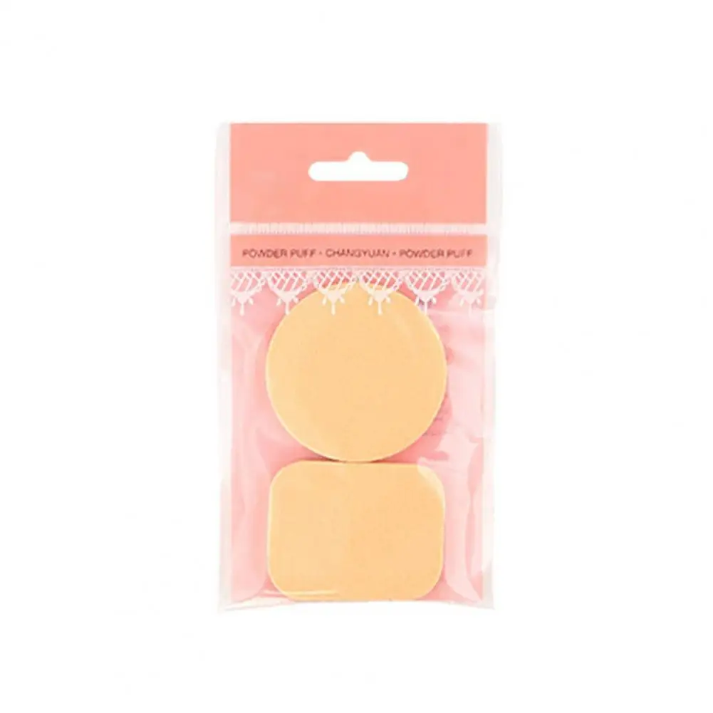 

2Pcs/Set Lightweight Cosmetic Puff Practical Cosmetic Puff Skin-friendly Smooth Elastic Powder Puffs Multifunctional
