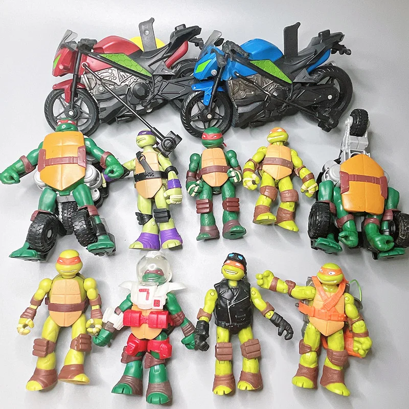 Figuras-de-Anime-de-Tortugas-Ninjas-mutantes-mu-ecos-articulados-m ...