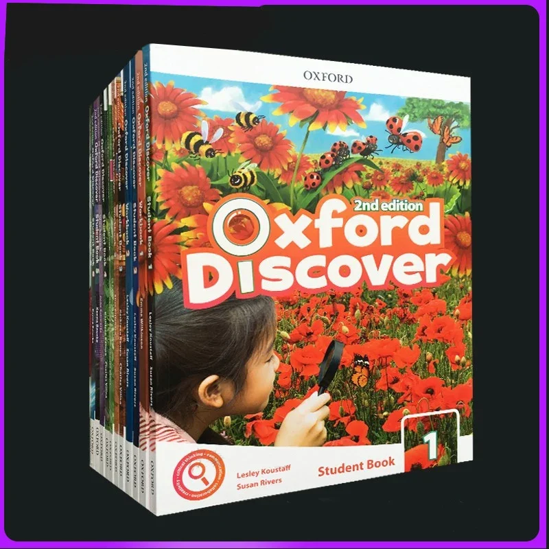 2 libri Oxford scopri 2a edizione livello 1 libro per studenti e cartella di lavoro giovani studenti bambini inglesi età 7-16 anni