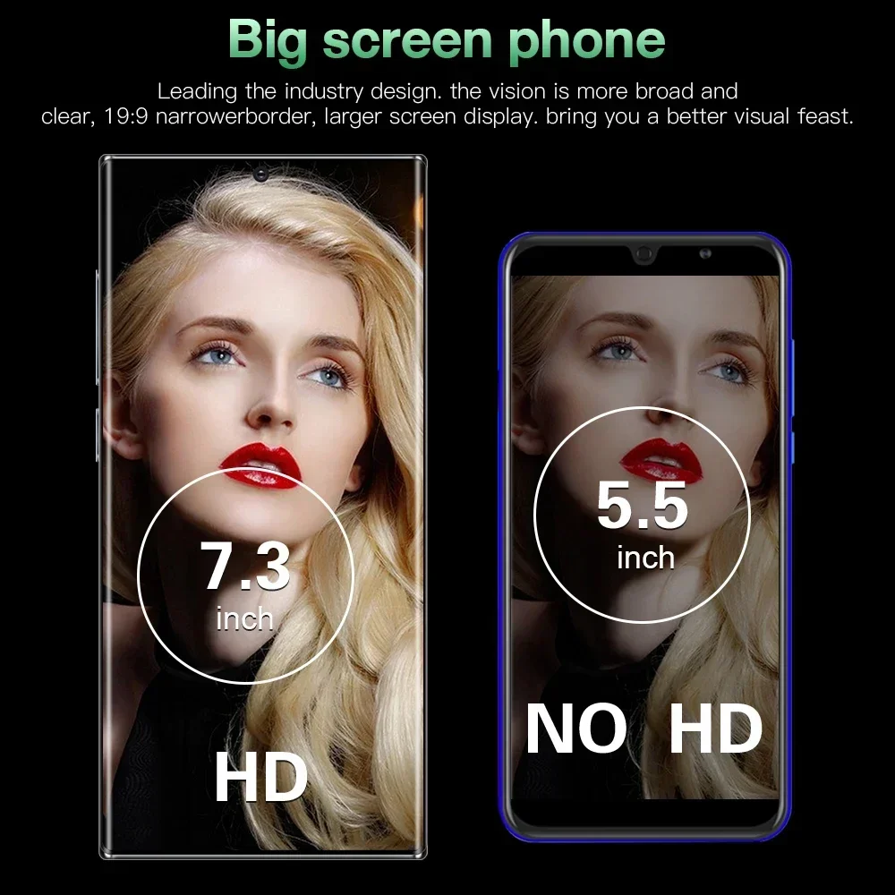 Nový S24 ultra+ smartphone 5G signál 16GB+1TB  Android 13 6800mah telefon obličej uznání daktyloskopie unlocking postit se doprava