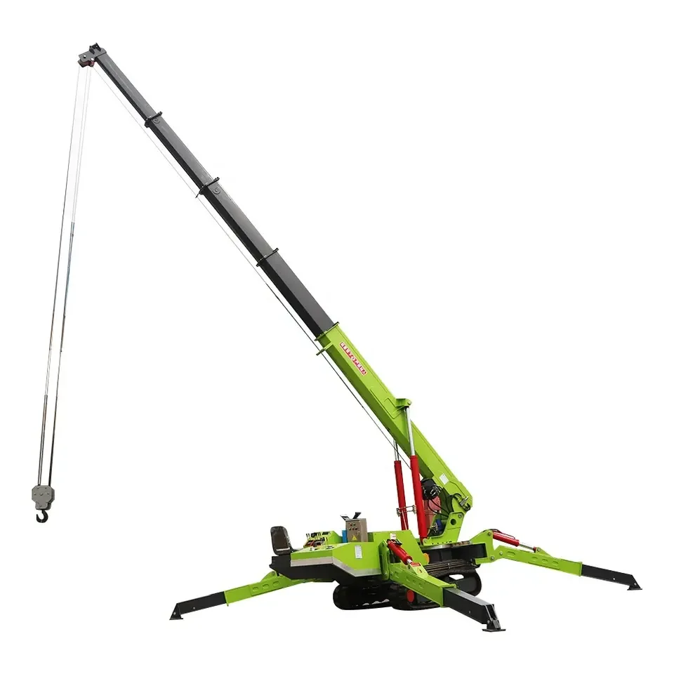China Hydraulic 5Ton Crawler Crane Multi functional 3ton Mini Spider