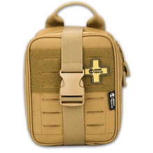  RHINO Medical MOLLE EmptyTactical Pouch, EMT First Aid IFAK Rip-Away Utility for Camping Hunting Hiking Home Car and Adventures 