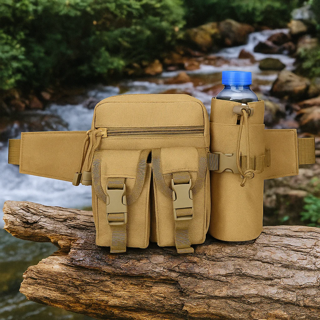 OPHIDIANTAC Outdoor Wandern Gürteltasche Telefon Wasserflasche Sporttasche Werkzeugausrüstung Tasche Jagd Wandern Camping Gürteltasche – Detail 2
