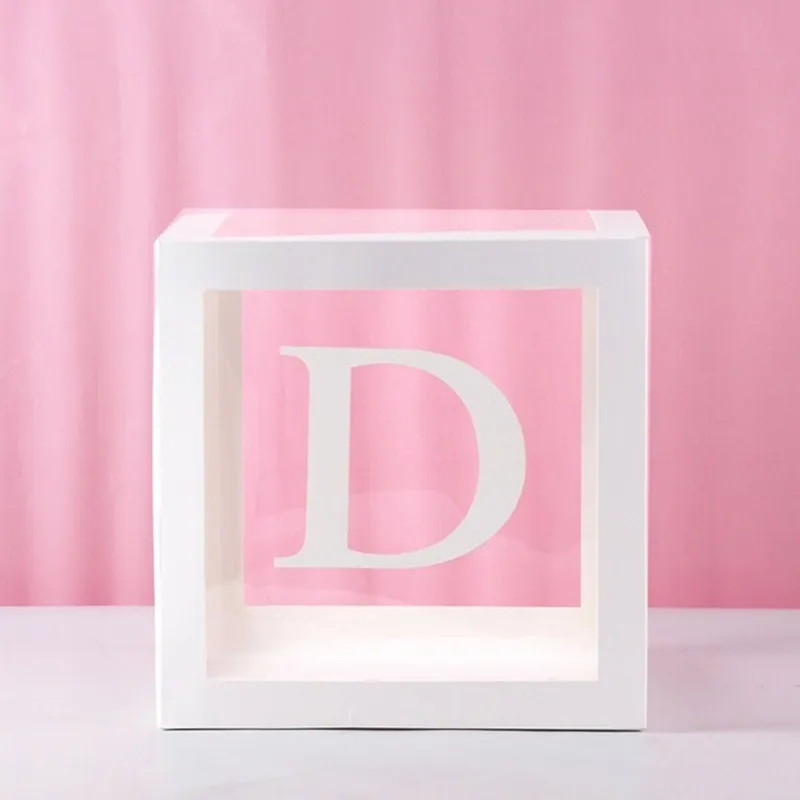 Clear Balloon Box for Baby Shower, Birthday, or Wedding Party Decorations