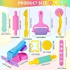 Cartoon 3D Animal Play Dough Molds DIY Creation Tools For Kids Toddlers Various Animal Molds Rolling Pins Clay Dough Accessories 2