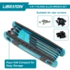 LIBRATON 8 in 1 Folding Allen Wrench Set, Metric Allen Key Set Tool, Portable Hex Key Set for Home Repair, General Applications 3