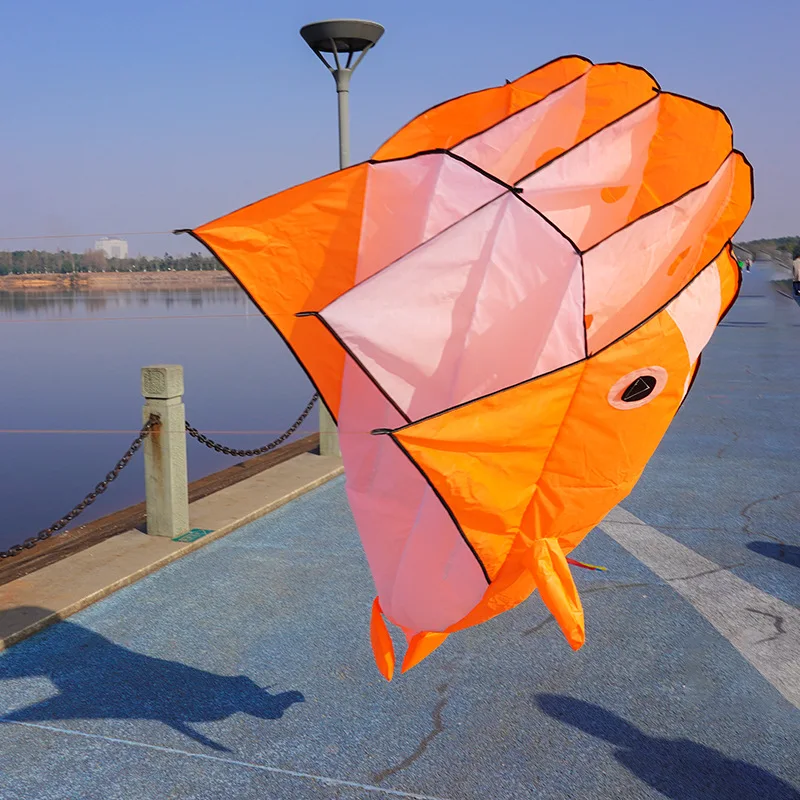 2.2 Meter 3D Giant Dolphin Whale Shape Flying Kite Parafoil Sports Software Paragliding Beach Kite Outdoor Toys For Adult Kids 4