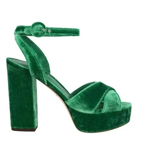 De Terciopelo Verde Zapato Tacon Boda Zapatos Novia Zapatos