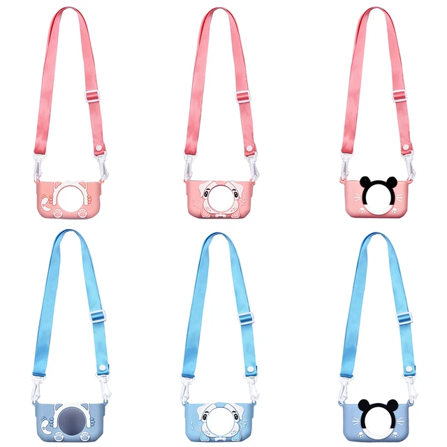Kids Camera Protective Cover Case Children Camera Silicone Shell Cute Cartoon Camera Toys Child Outdoor Photography Camera Cover 3
