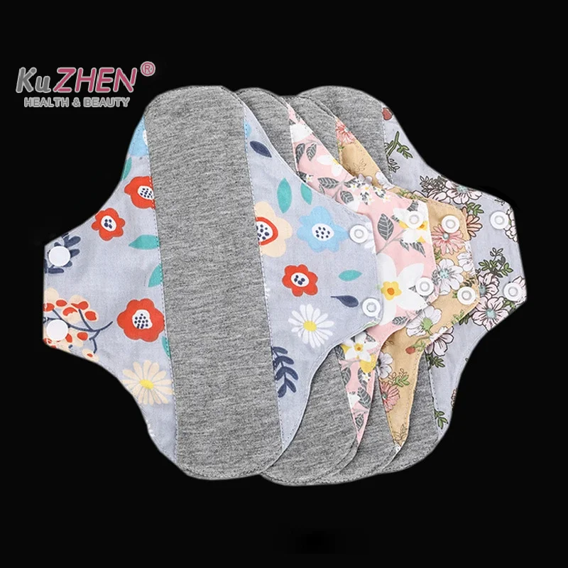 1PCS 18/23CM Anti-slip Graphene Antimicrobial Sanitary Pads Reusable Care Pads Breathable Maternity Menstrual For Women