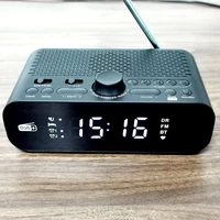Portable DAB FM Radio LED Display Digital Radio Battery Operated Radio Digital Alarm Clock Radio for Home Outdoor Gift 1