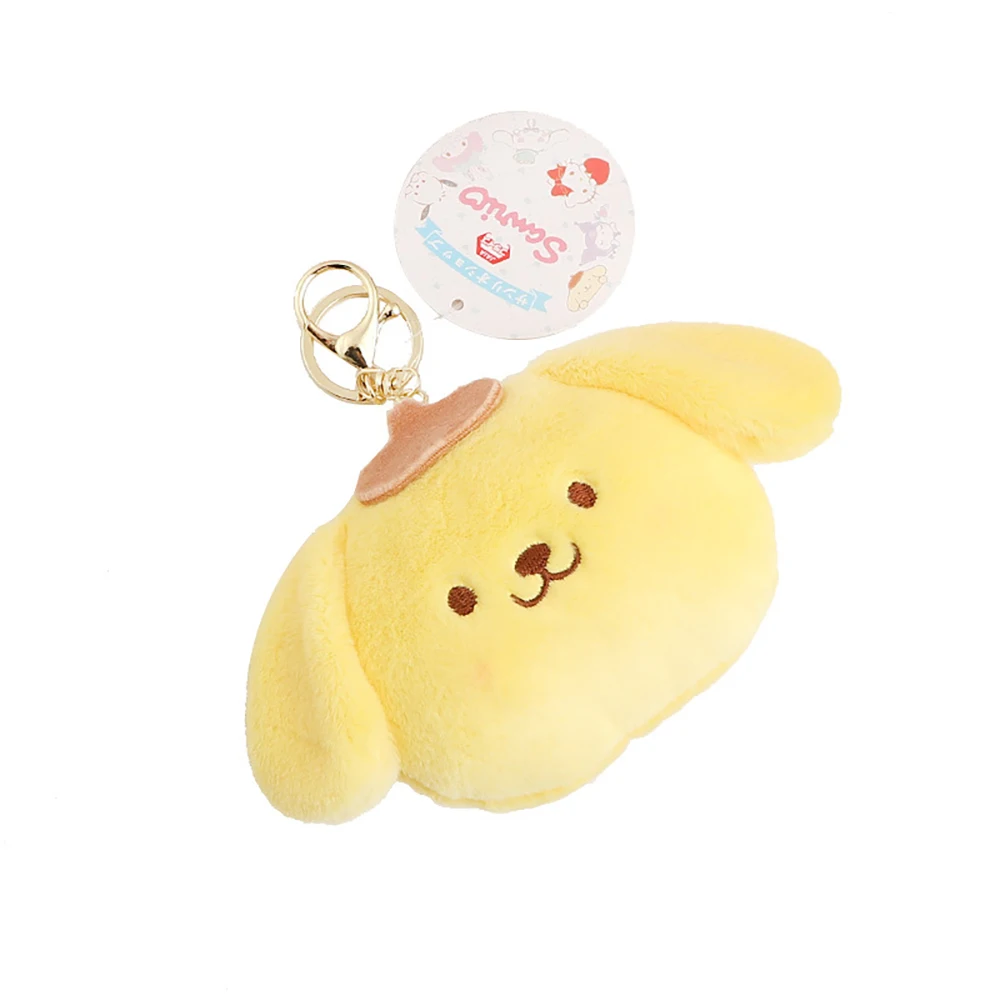 Plush Toys Plush Coin Purse Plush Keychain Sanrio Cartoon Melody Plush Purse Keychain Hello Kitty Coin Purse Cinnamoroll Plush Pendant Soft Stuffed Toy for Girl