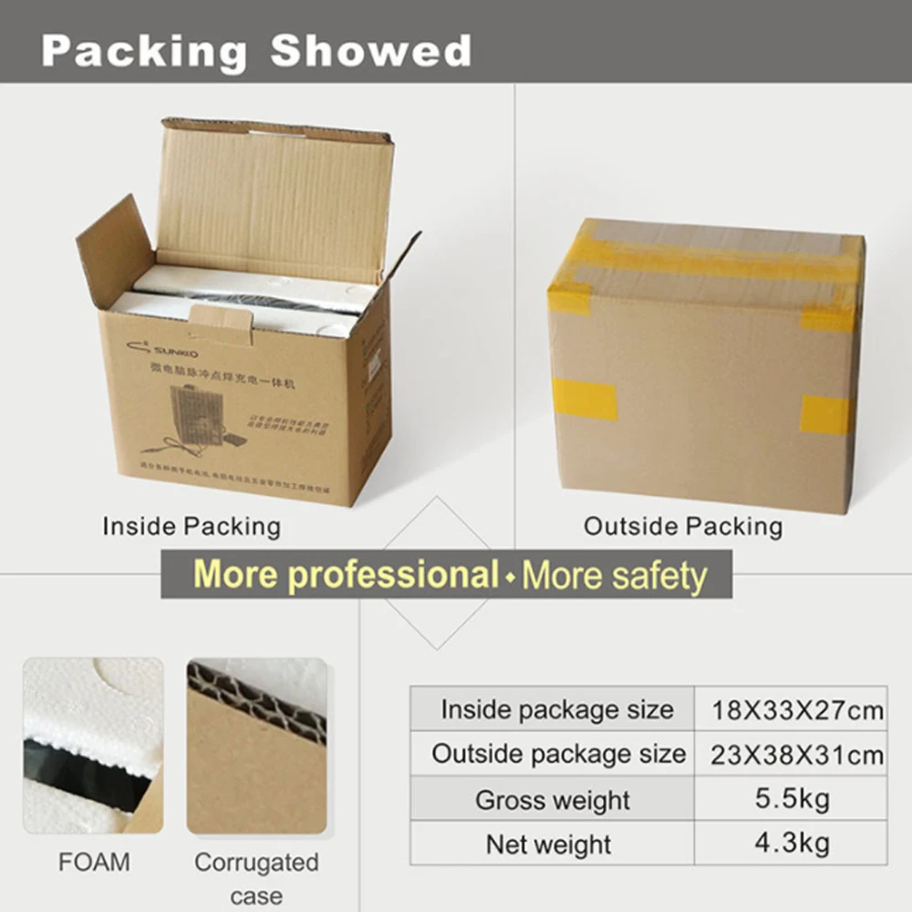 SUNKKO 2.8kw 737G Spot Welding Machine 110v/220v Pulse Lithium Battery Touch spot Welder Machine Can Welding 0.15mm Nickel Sheet 6