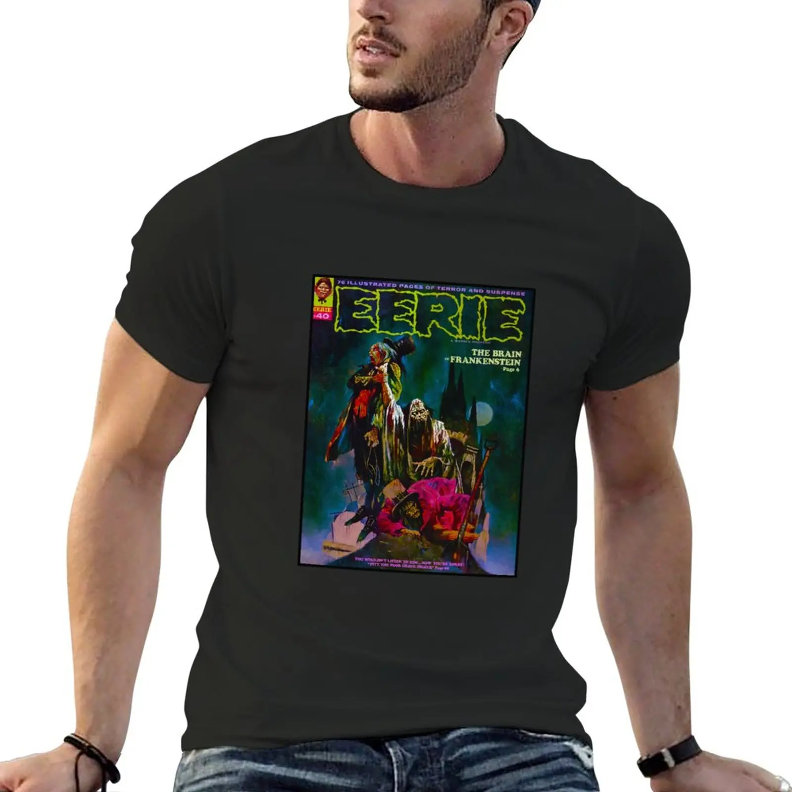 

YOU KNOW IT! ANOTHER FANTASTIC VINTAGE EERIE #40 MAGAZINE COVER! T-Shirt new edition summer clothes oversized t shirt men